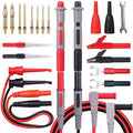 25-Piece Multimeter Leads Kit with Probes, Alligator Clips, Test Hooks and Back Probe Pins P93240