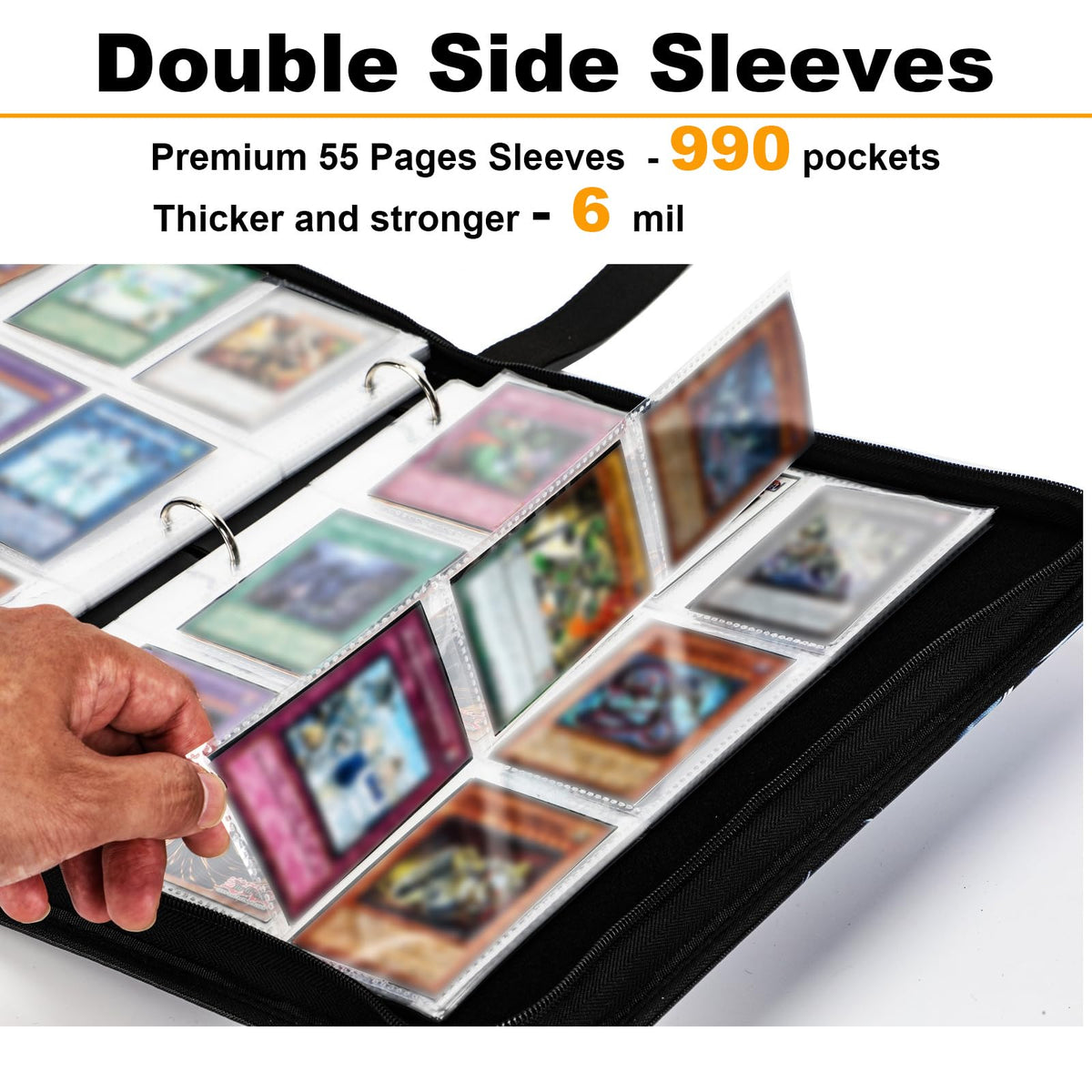 Trading Card Binder 990 Pockets P61655