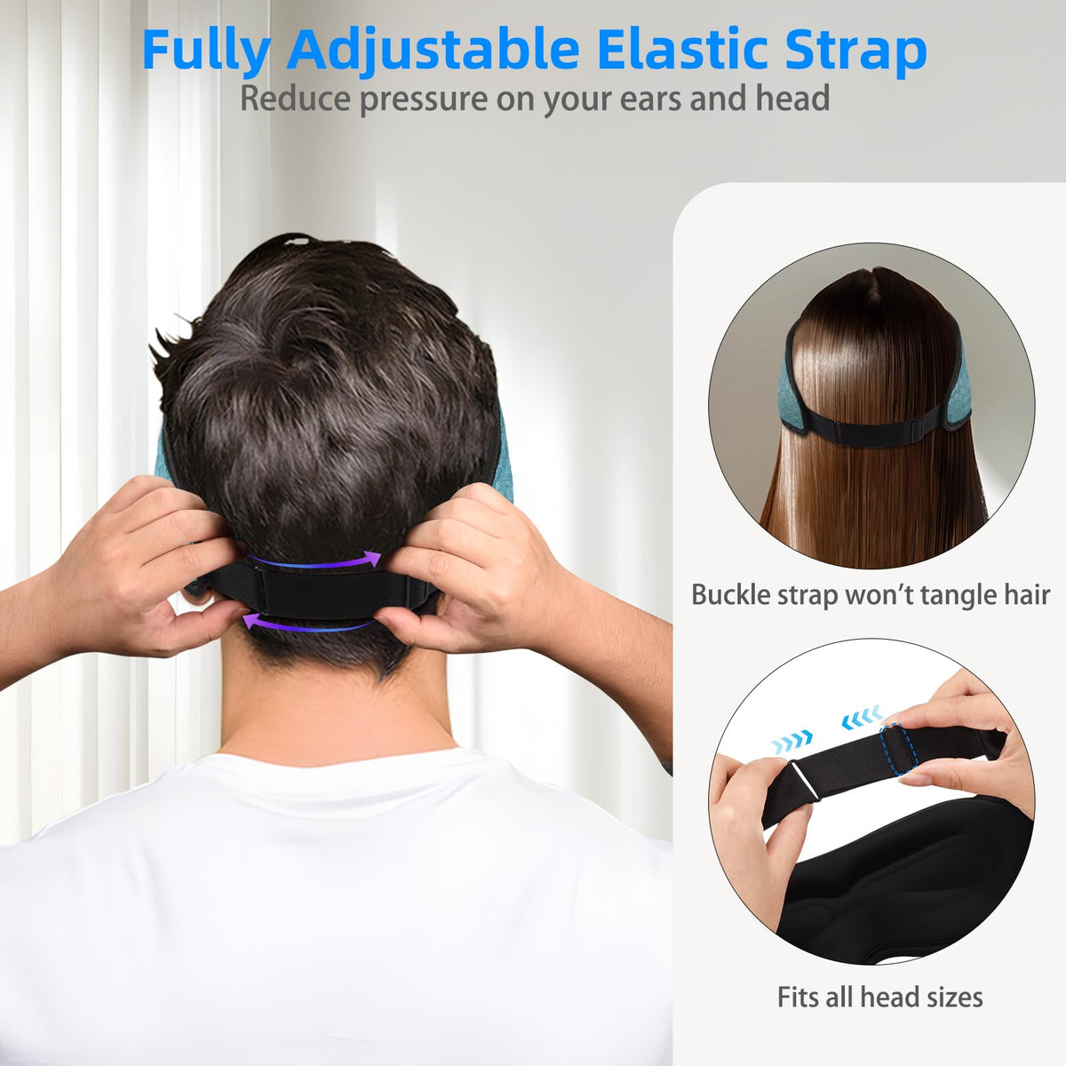 Adjustable Bluetooth 3D Sleep Mask H260616