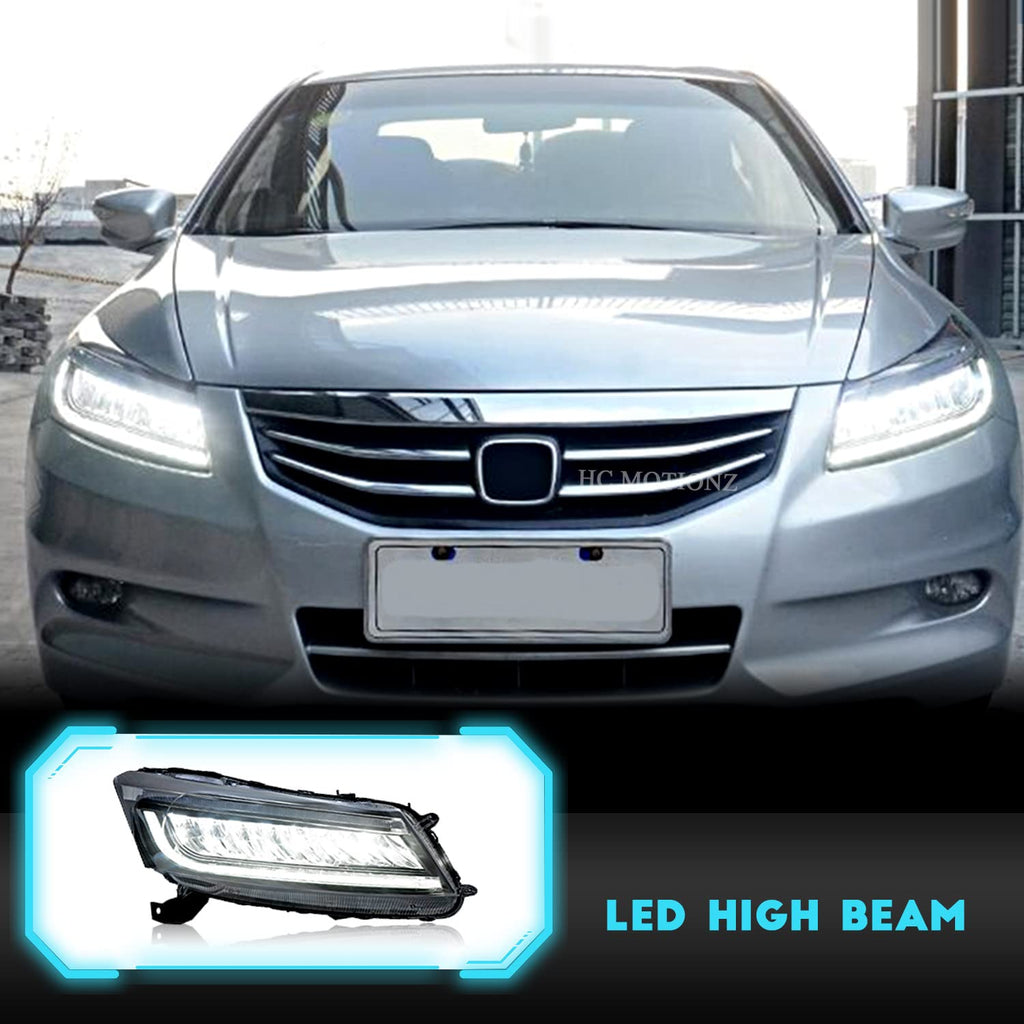 Headlights For Honda Accord 2008-2012, Driver and Passenger Side (Pair) W51208