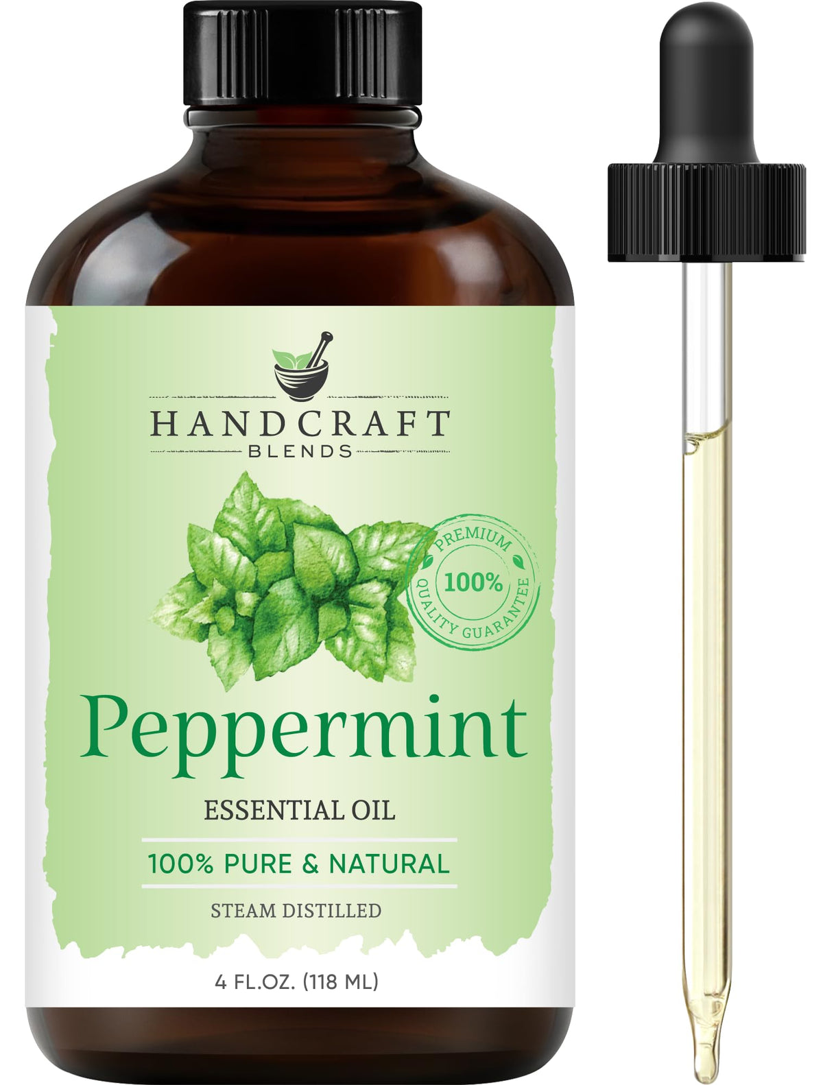 Lemongrass Peppermint Eucalyptus Lavender Essential Oil Set 4 Fl. Oz D271