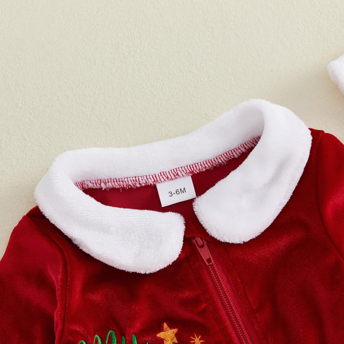 Velvet Zipper Romper Jumpsuit D76991