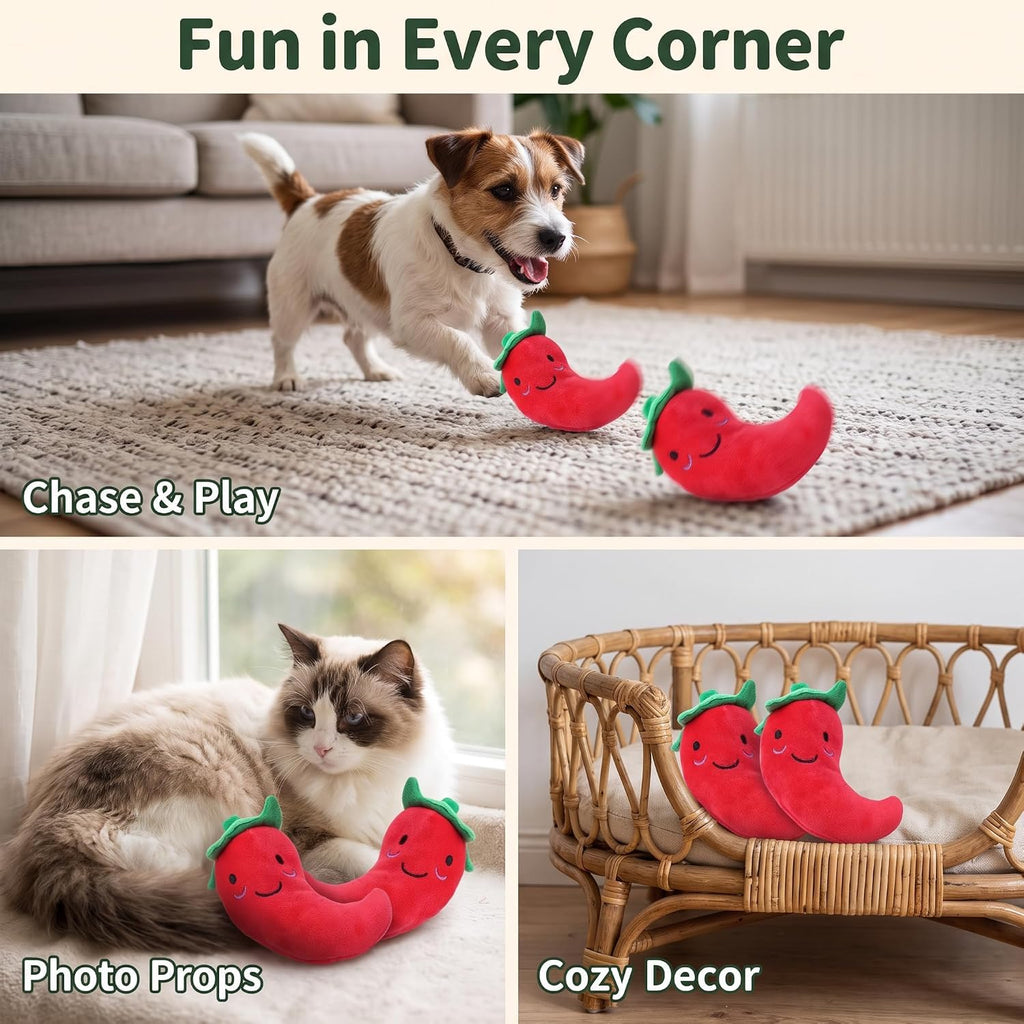 Dog Squeaky Chili Eggplant Corn Pet Supplies D2888