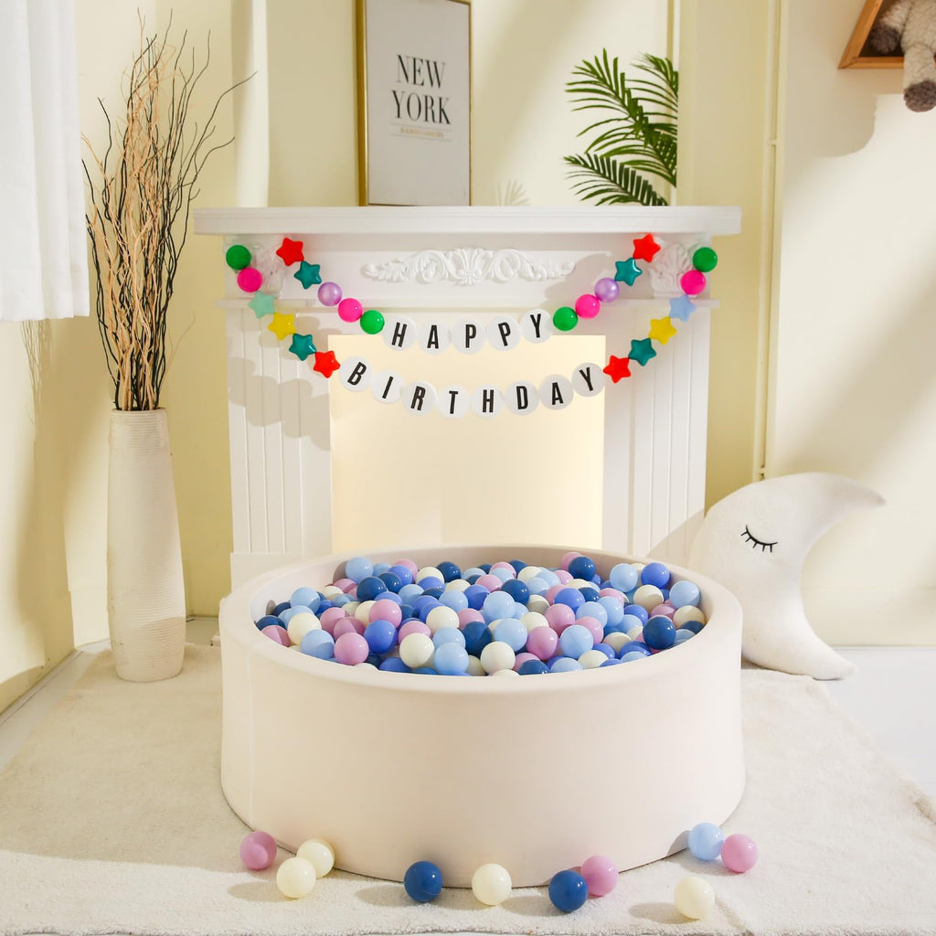 Cream Ball Pit Balls 100 Balls 2.2 Inch Y21395