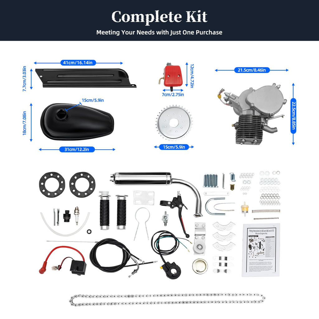 2-Stroke 100CC Bicycle Engine Kit M389445