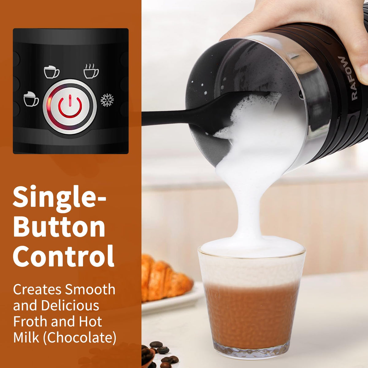 4 In 1 Electric Milk Frother Steamer 350ml Q763