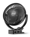8" Black Clip on Fan M87525