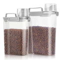 2 Pack Airtight Pet Food Storage Containers with Spout Q183