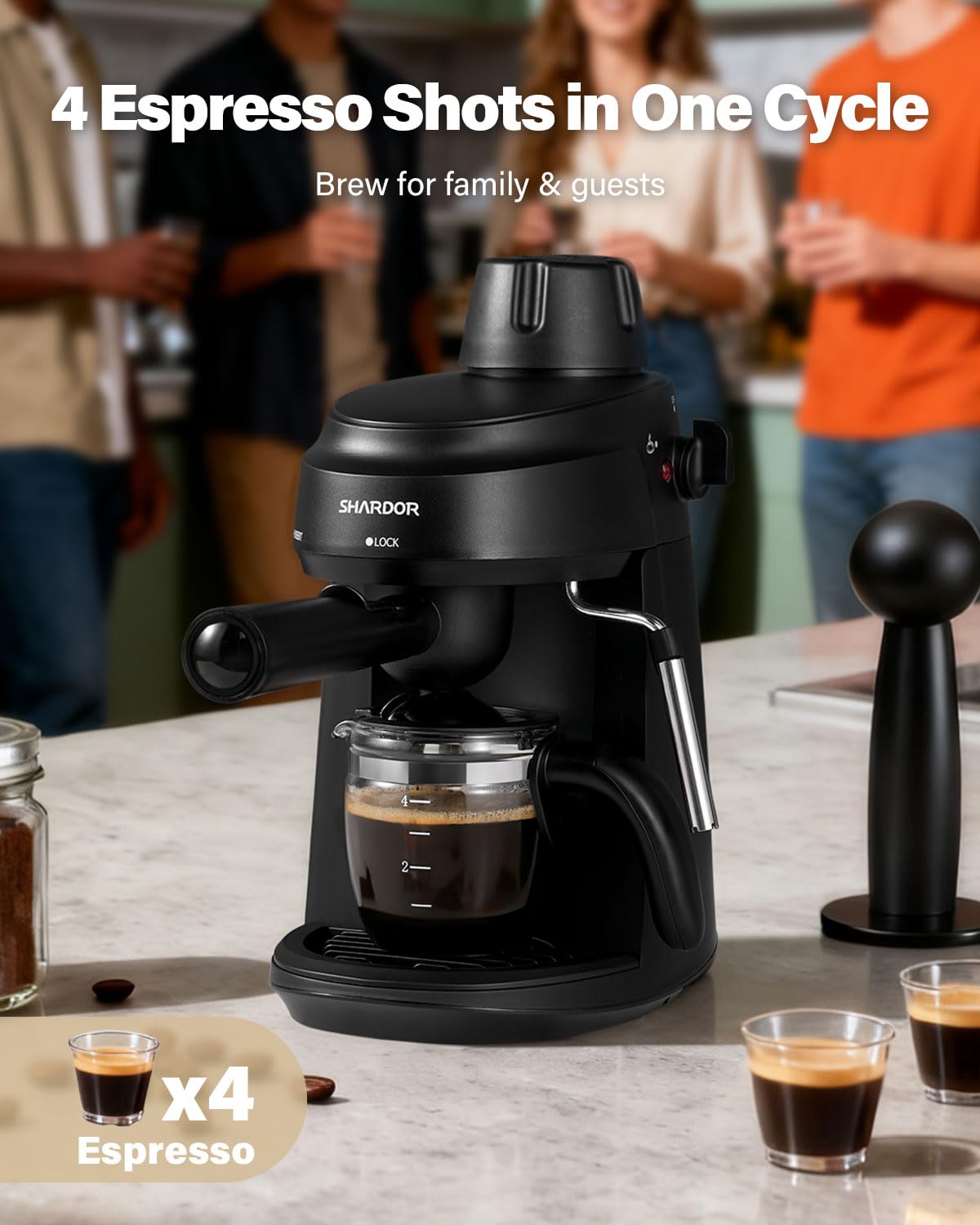 3.5 Bar Espresso Machine with Milk Frother Z273191