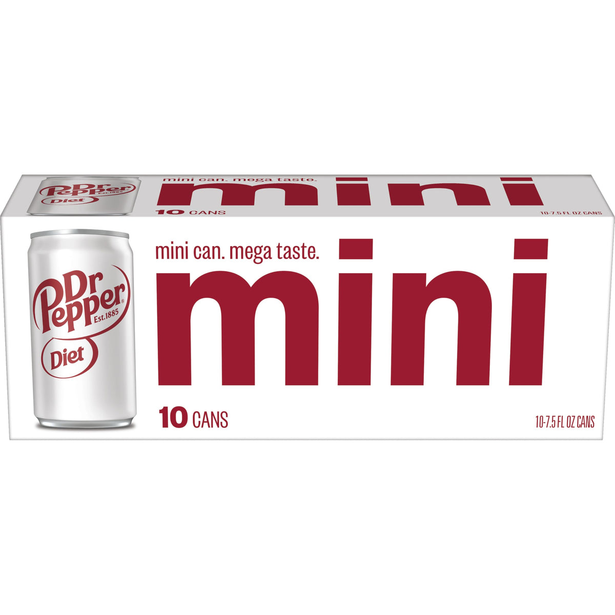 Diet Dr Pepper Soda 7.5 fl oz 10 pack F757
