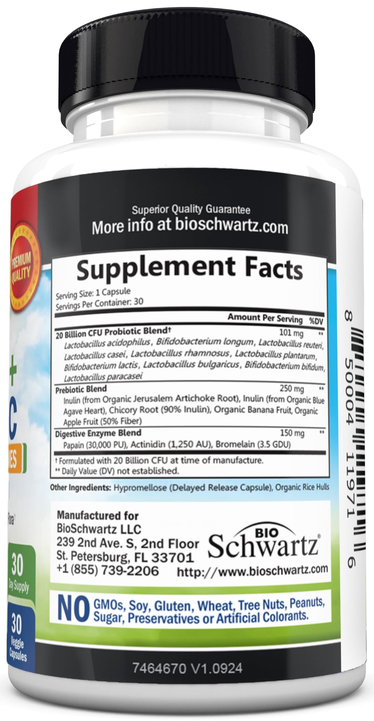 Prebiotics & Probiotics 30 Capsules H68265