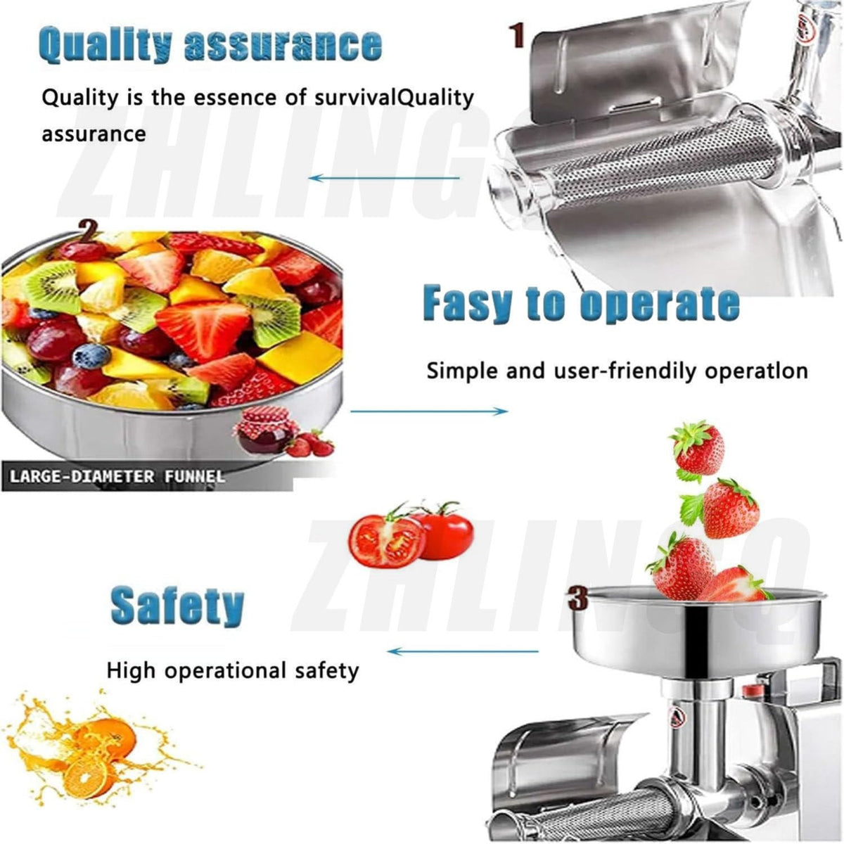Electric Tomato Strainer Sauce Making Machine U388472