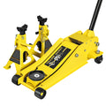3 Ton Low Profile Hydraulic Floor Jack with Jack Stands M5691