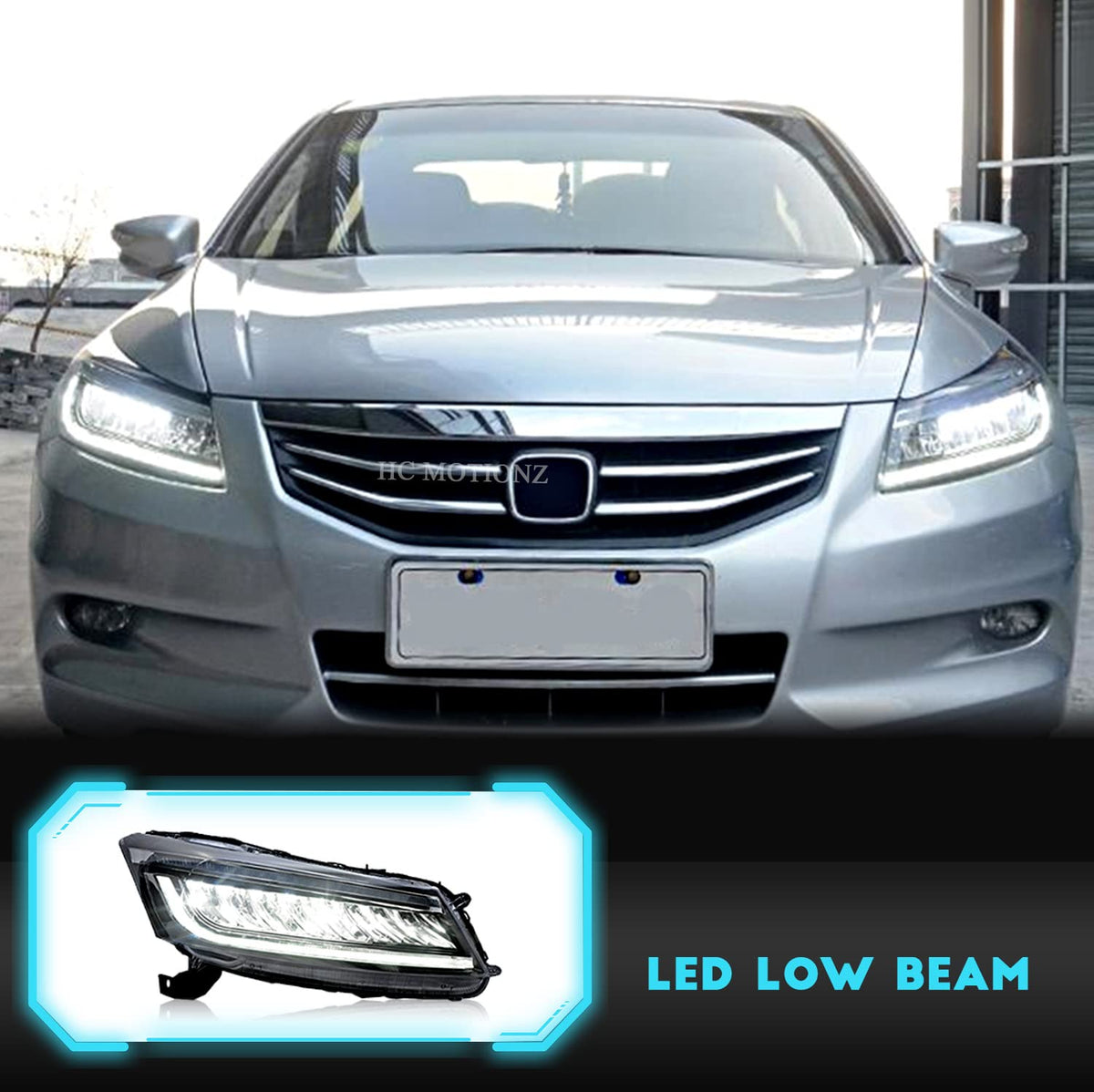 Headlights For Honda Accord 2008-2012, Driver and Passenger Side (Pair) W51208