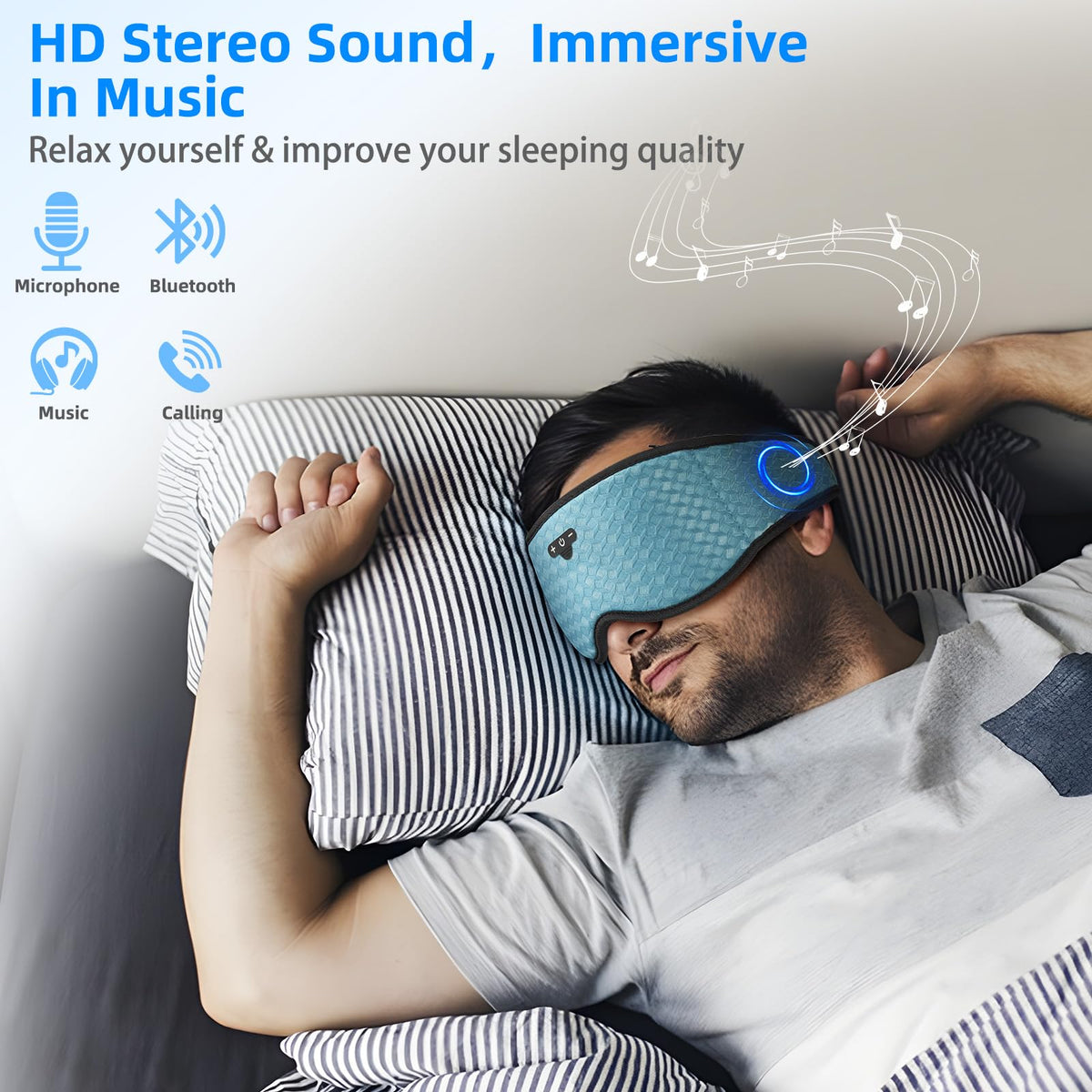 Adjustable Bluetooth 3D Sleep Mask H260616