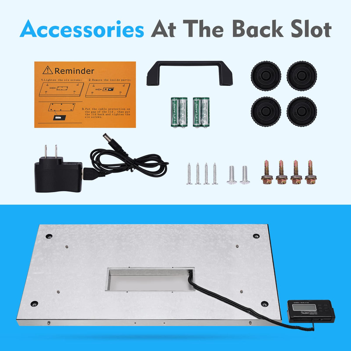 Heavy Duty Digital Livestock Scale with LCD Display E7006