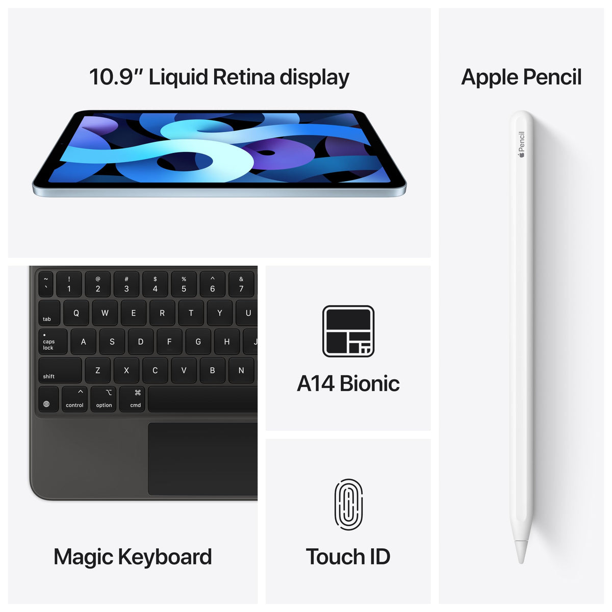 10.9-inch Wi-Fi 64GB Silver iPad K93368