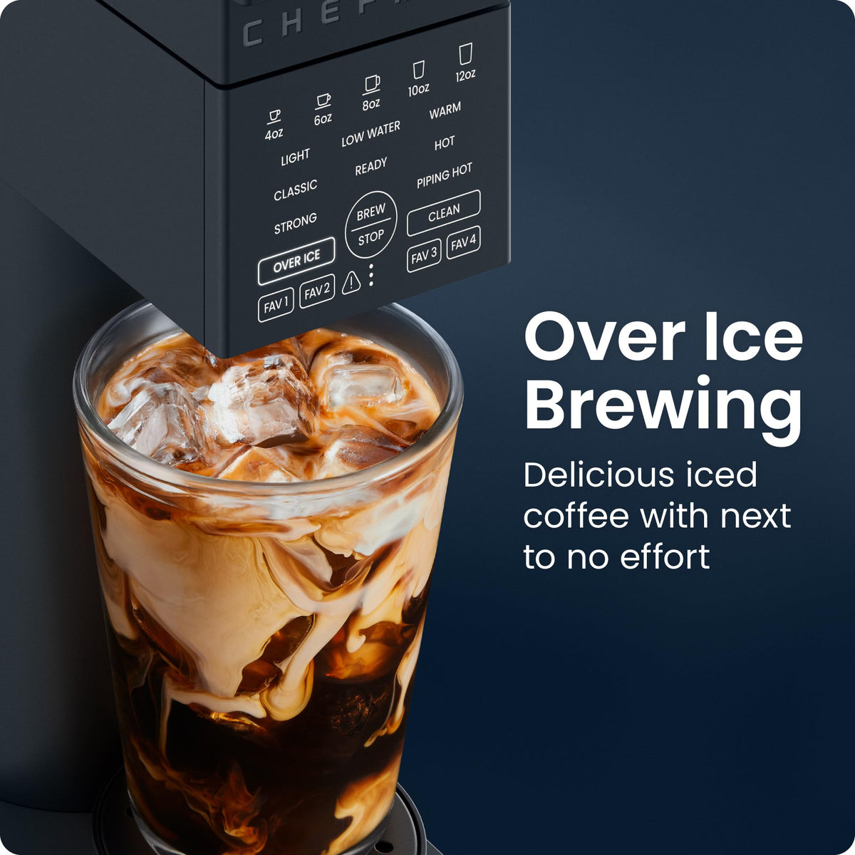 Single Serve Coffee Maker with Brew Strength Settings, 45 oz Removable Water Reservoir K85838