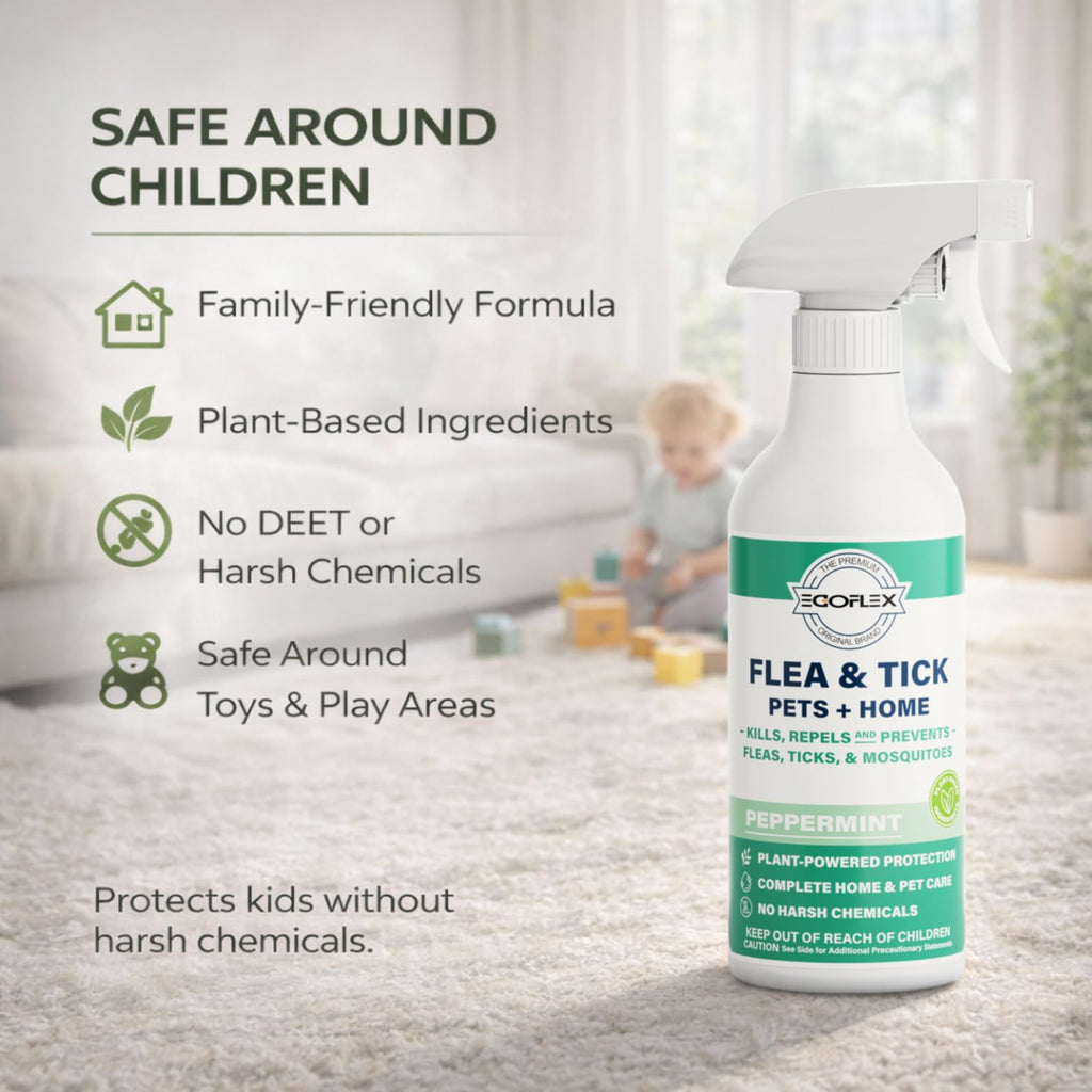 Plant-Based Flea Spray with Peppermint Scent 16oz M874