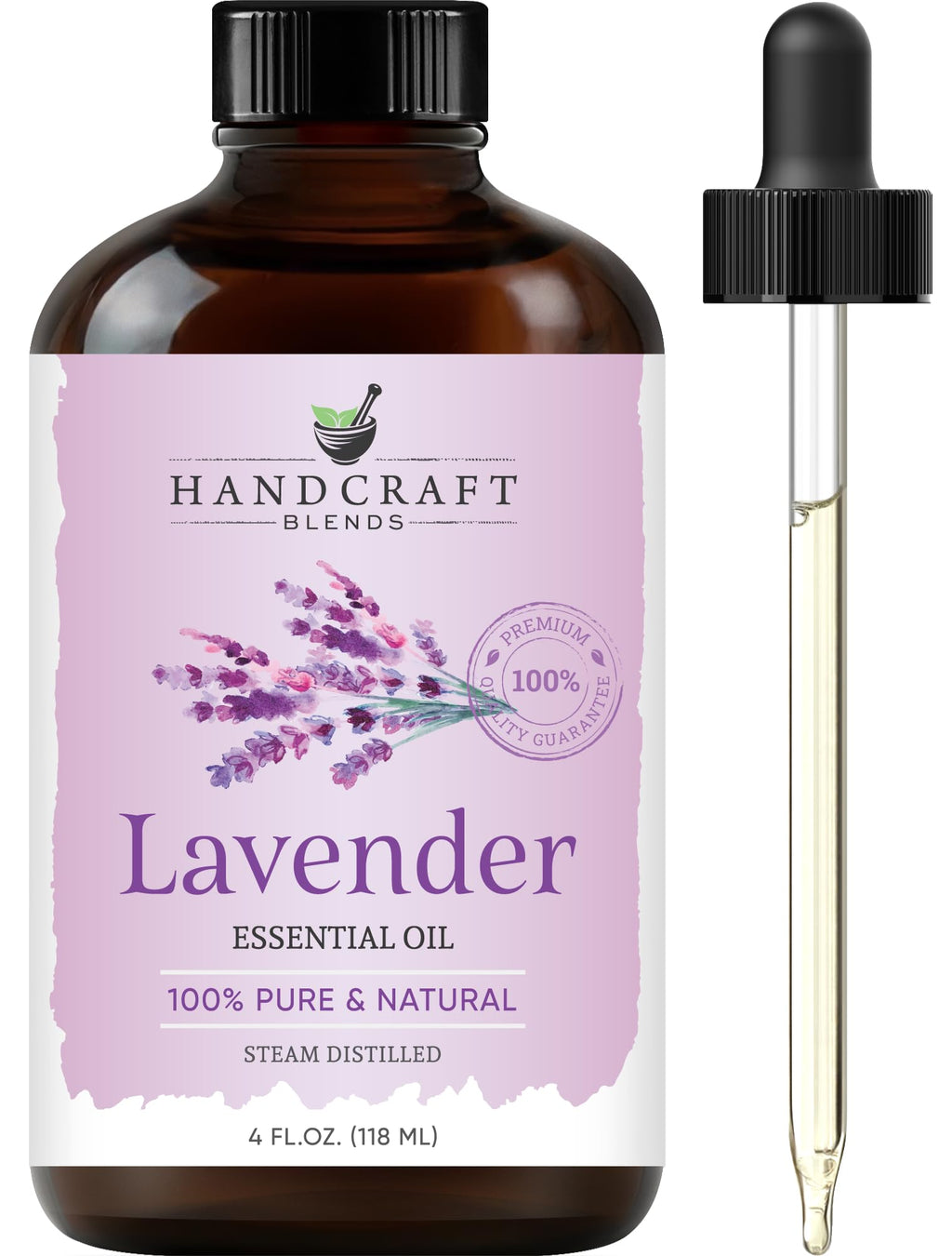 Lemongrass Peppermint Eucalyptus Lavender Essential Oil Set 4 Fl. Oz D271