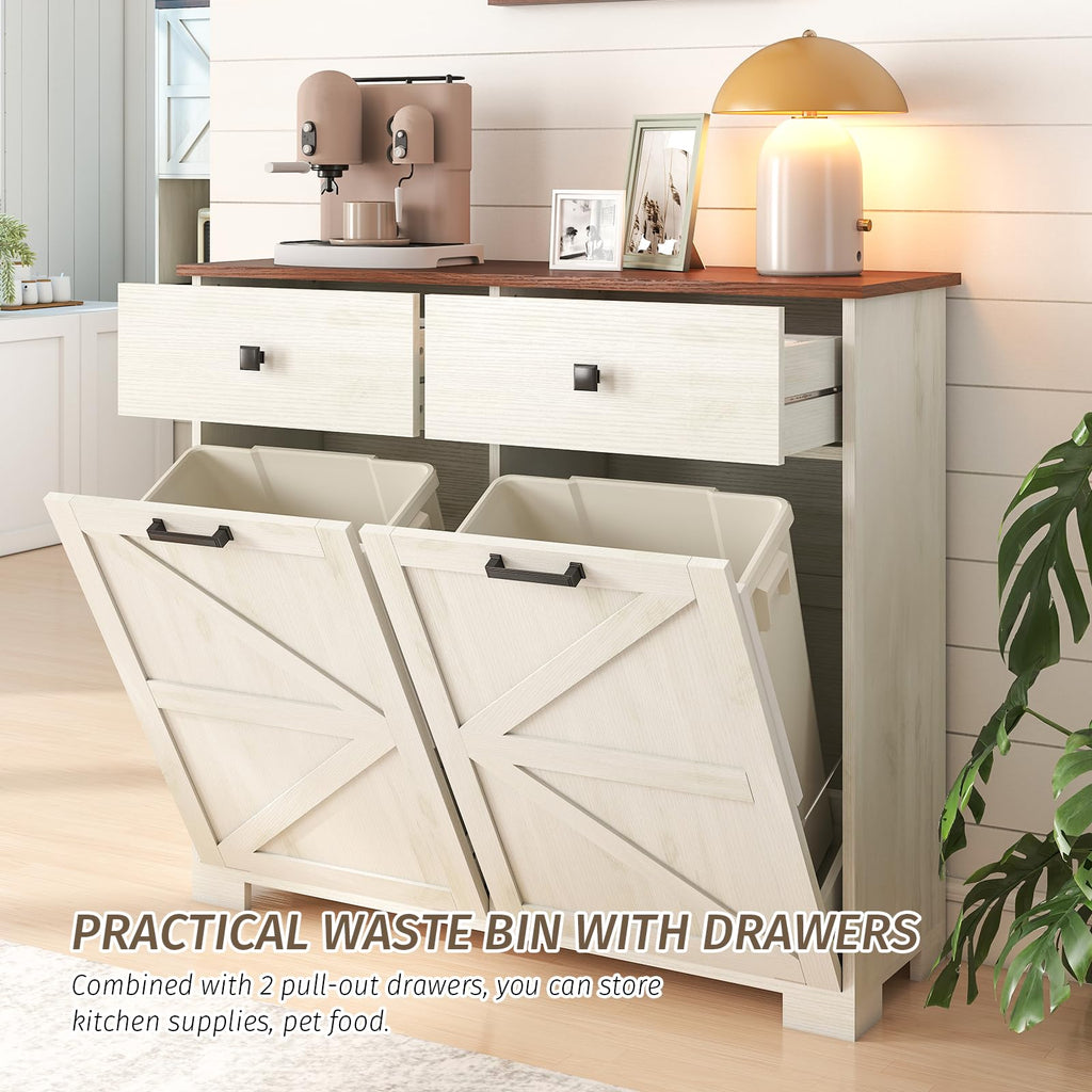 20 Gallon Tilt Out Trash Cabinet T1036