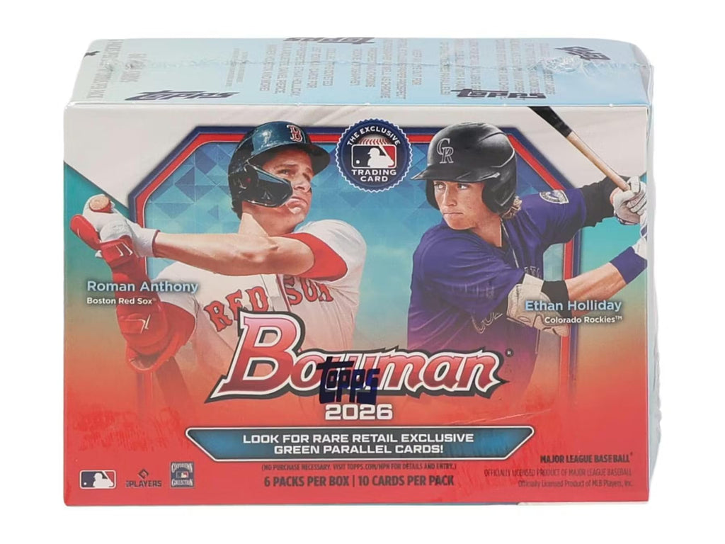 2026 Bowman Baseball Blaster Trading Card Box B6777