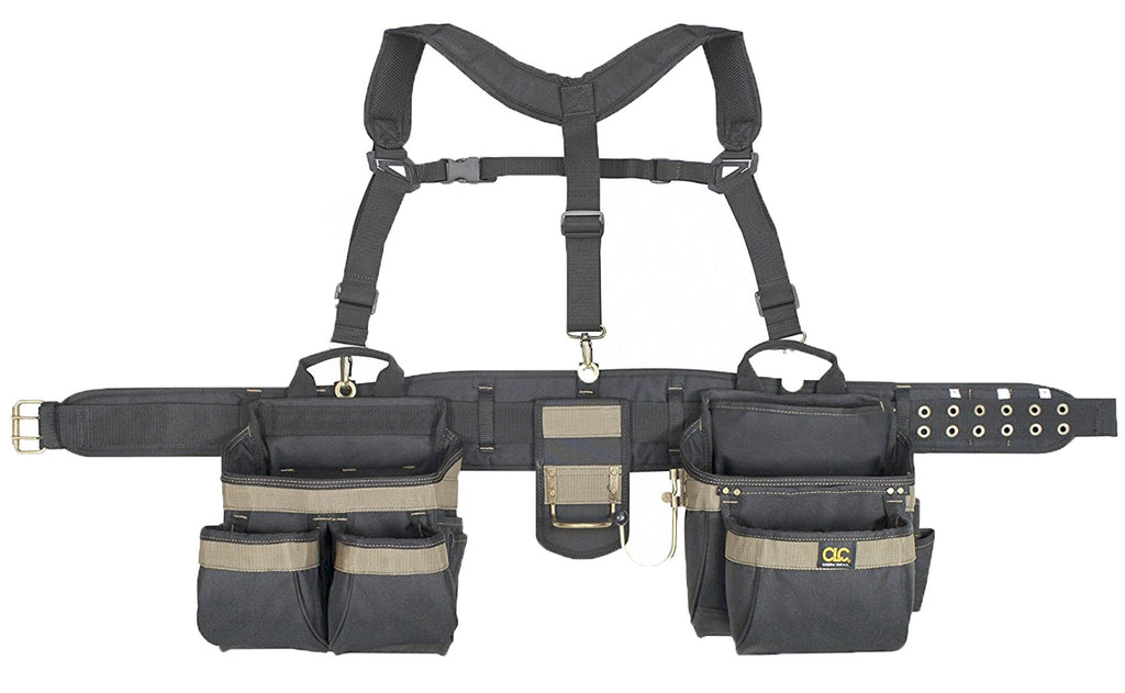 Heavy Duty 5 Piece Tool Belt Apron, 31 Pocket, Black K1111