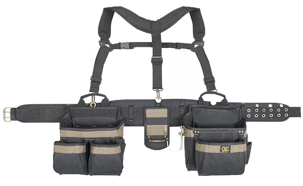 Heavy Duty 5 Piece Tool Belt Apron, 31 Pocket, Black K1111