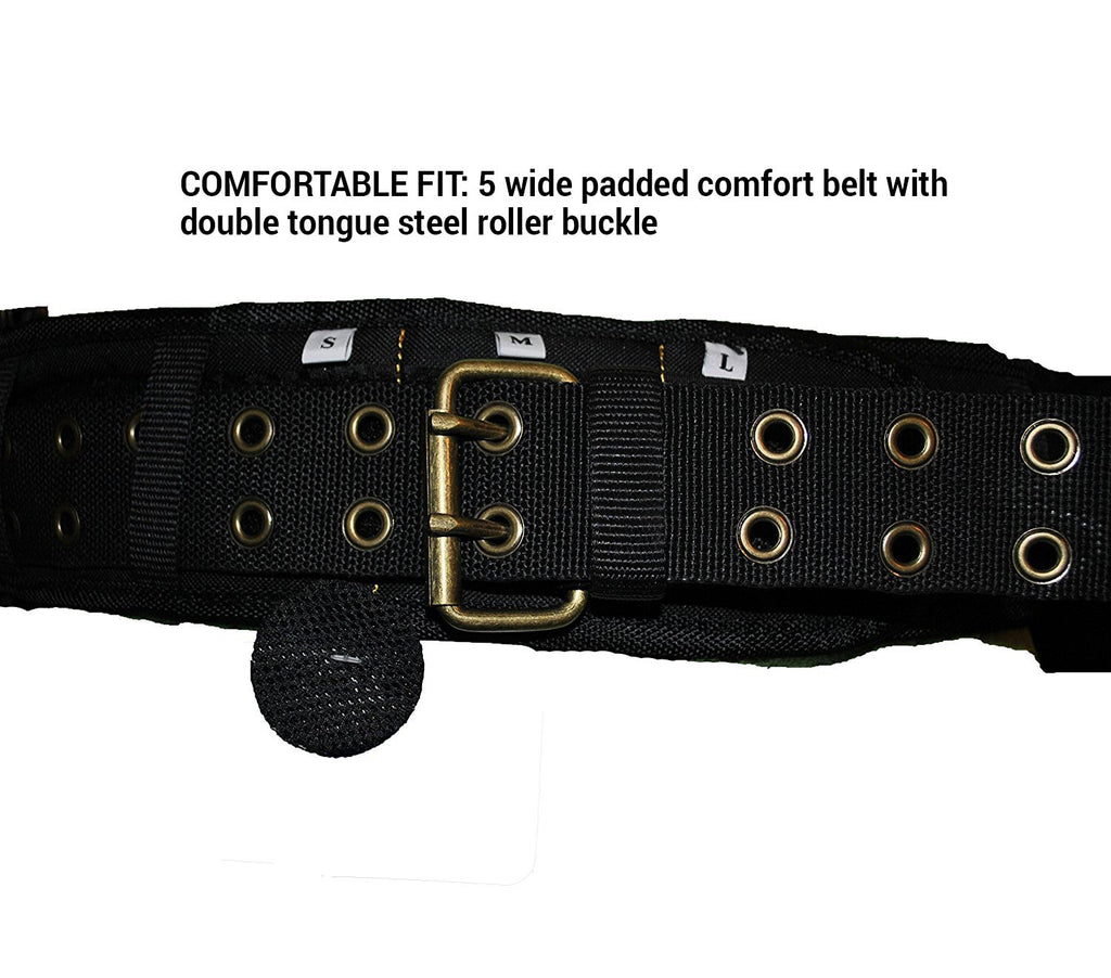 Heavy Duty 5 Piece Tool Belt Apron, 31 Pocket, Black K1111