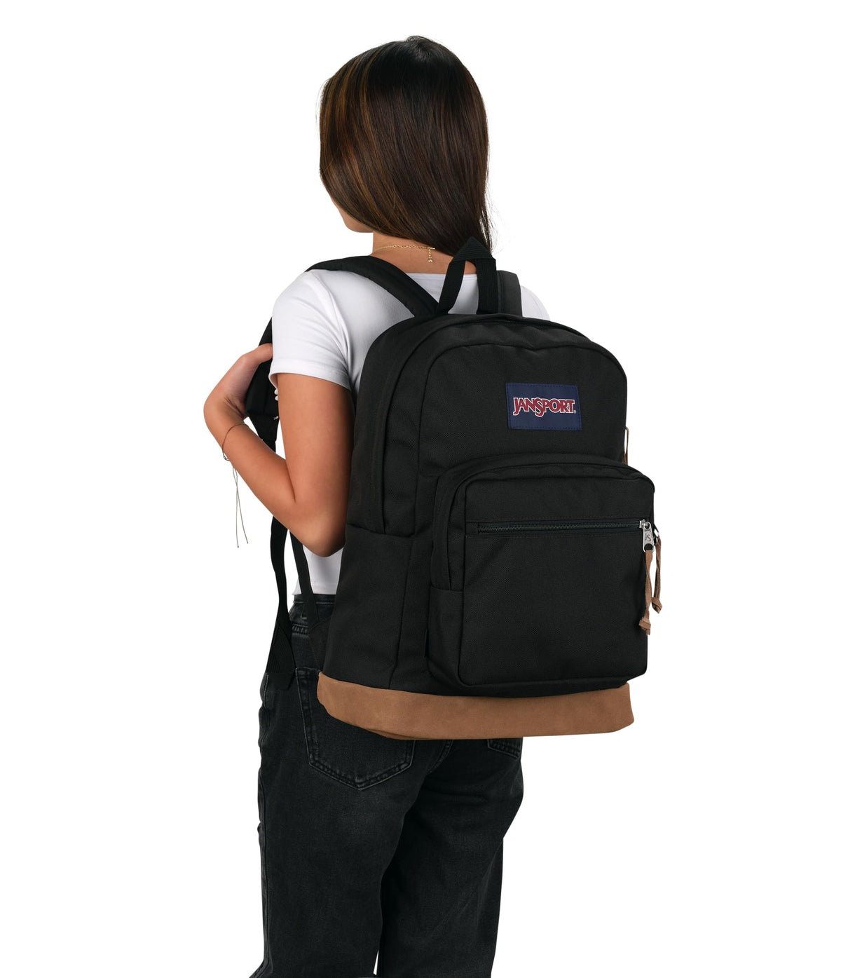 Black Backpack with Padded 15" Laptop Sleeve J8899
