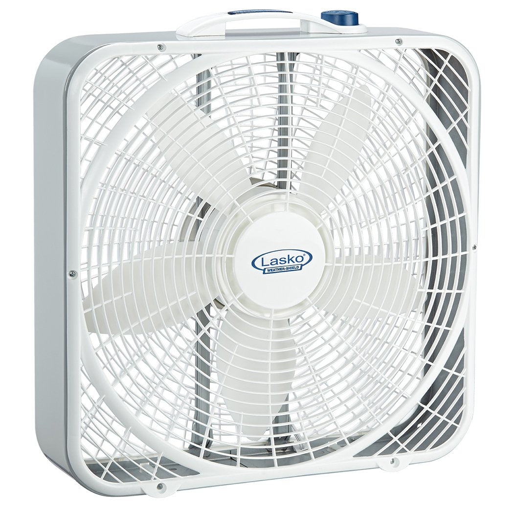 20 Inch 3 Speeds White Box Fan with Carry Handle M66998