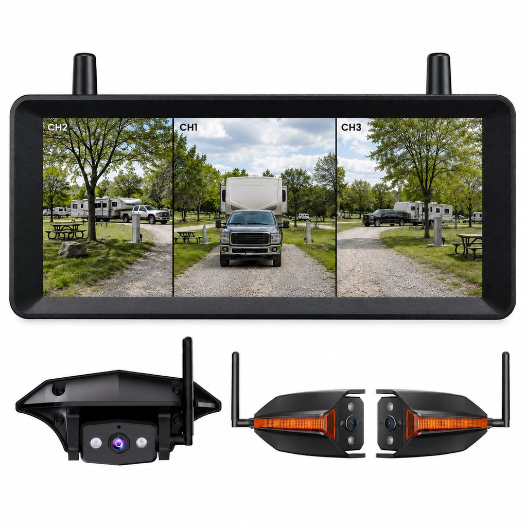 Wireless RV Backup Camera System with Rear & Side Cameras M269185