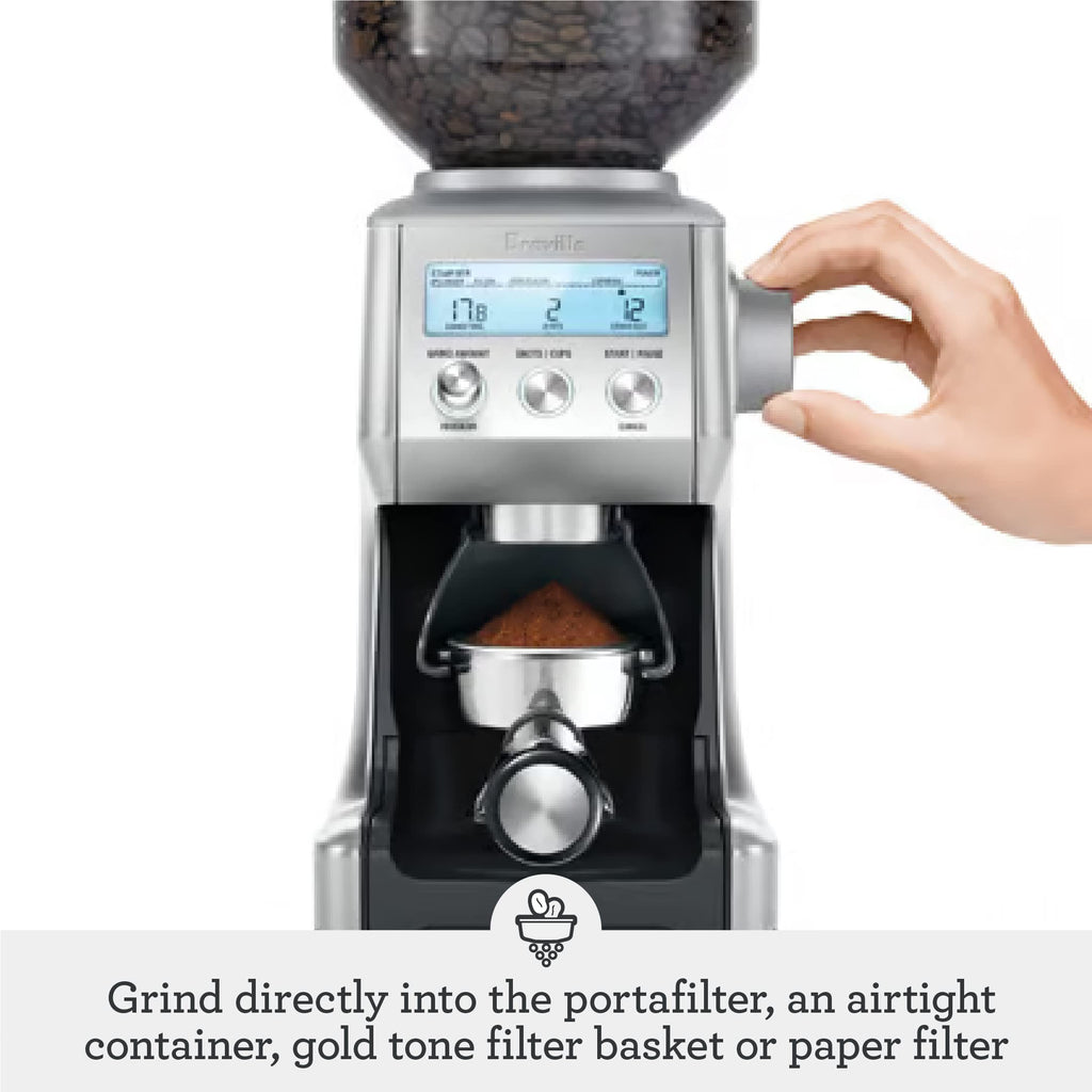 Brushed Stainless Steel Coffee Grinder A7034