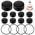 10 Replacement Cap 4 O Ring Black Poultry Waterer Part G6832