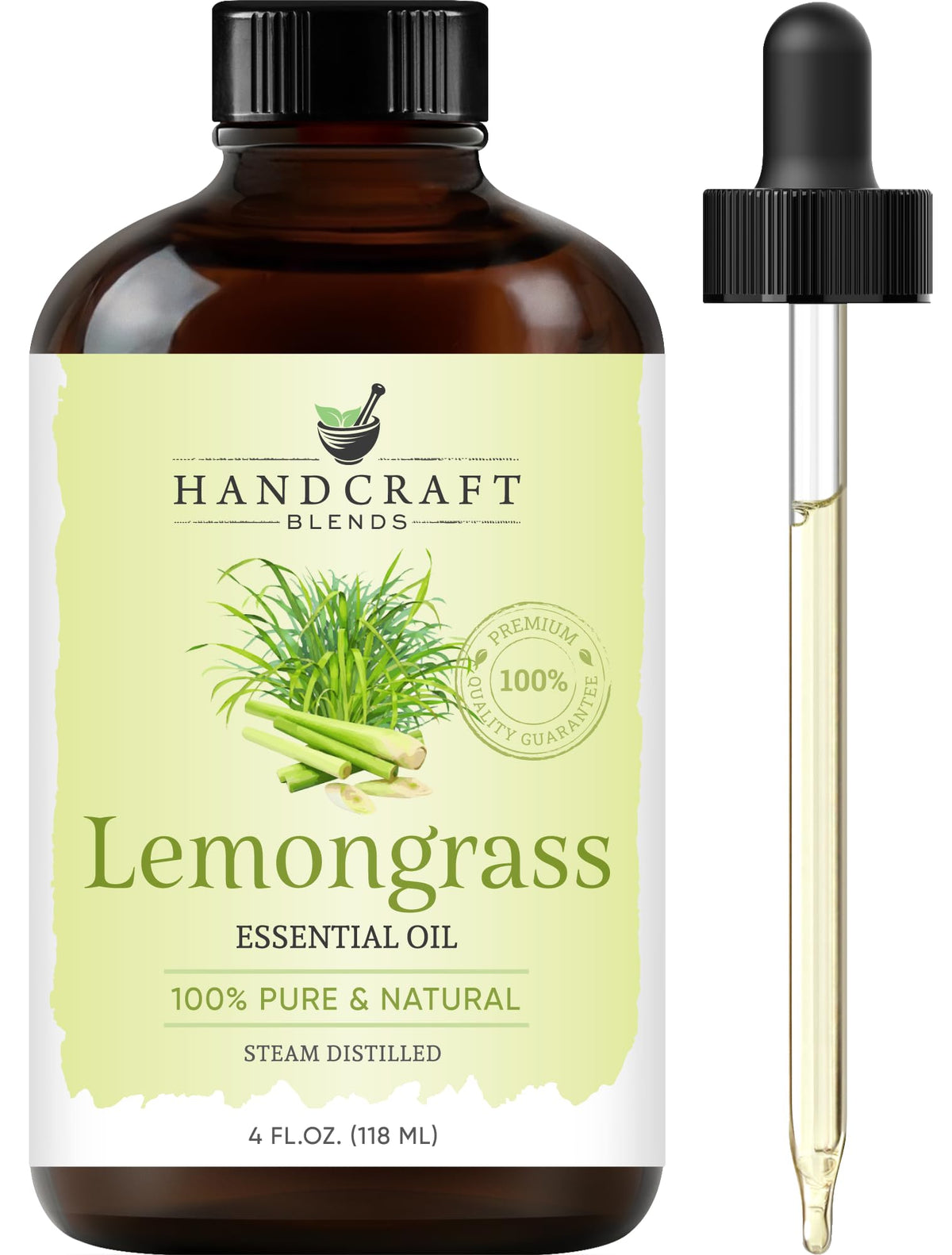 Lemongrass Peppermint Eucalyptus Lavender Essential Oil Set 4 Fl. Oz D271