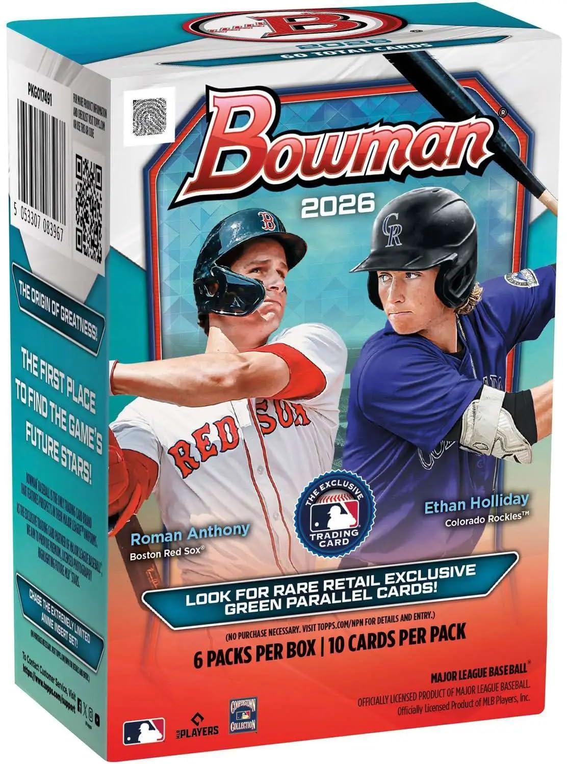 2026 Bowman Baseball Blaster Trading Card Box B6777