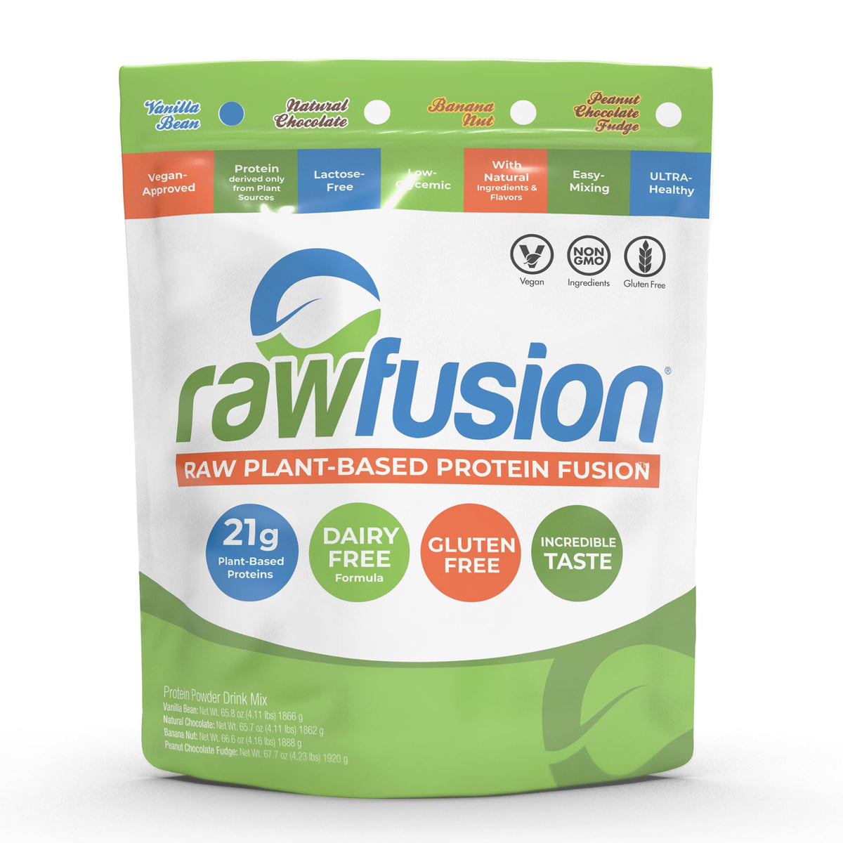 Vegan Protein Powder Vanilla Bean 60 Servings F9758