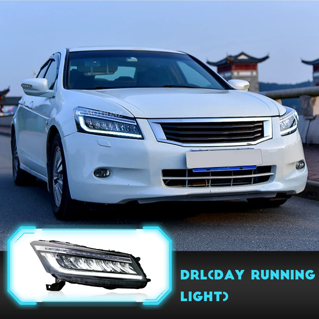 Headlights For Honda Accord 2008-2012, Driver and Passenger Side (Pair) W51208