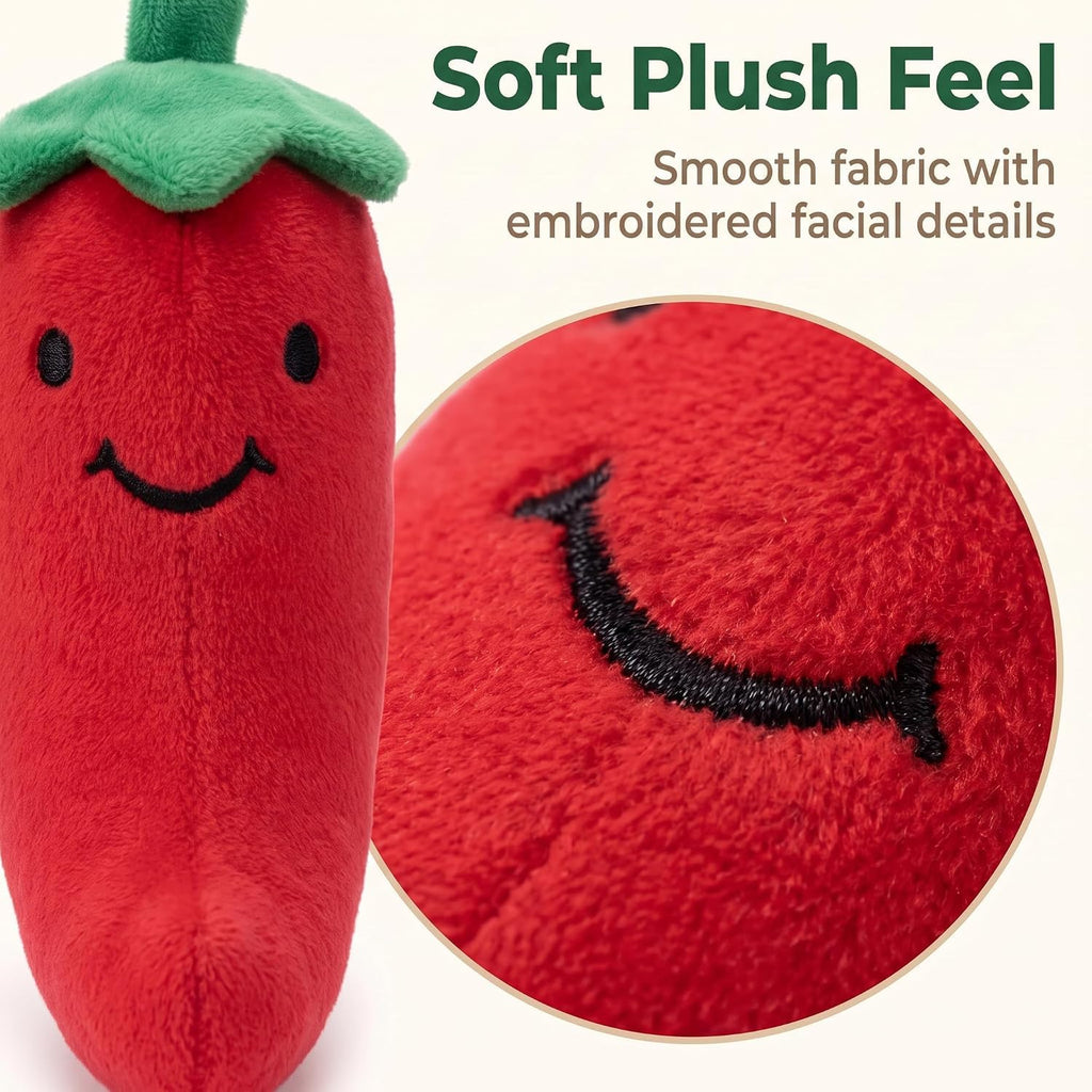 Dog Squeaky Chili Eggplant Corn Pet Supplies D2888