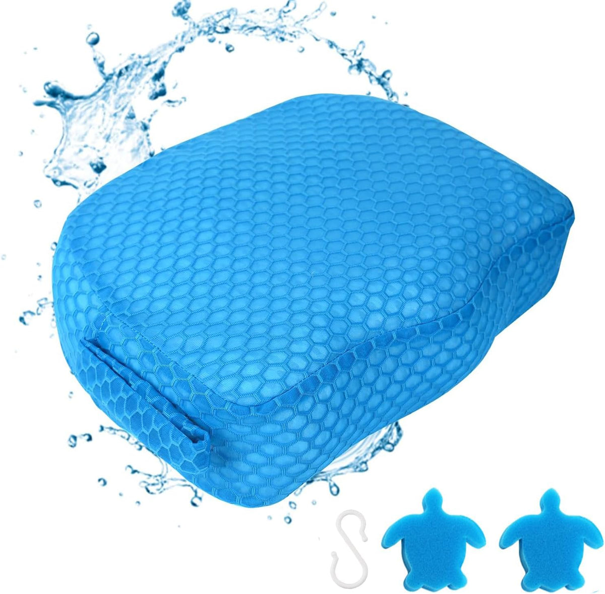 Weighted 3D Air Mesh Inflatable Hot Tub Booster Seat M743