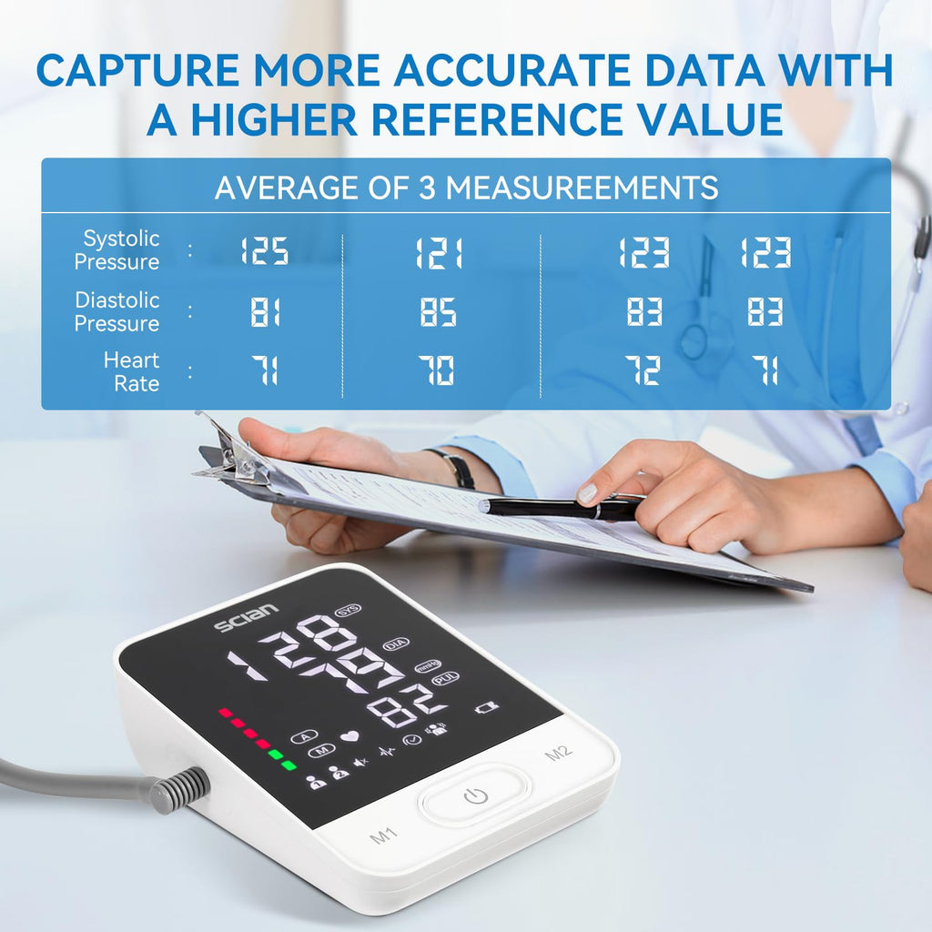 Automatic Blood Pressure Monitor Arm Cuff with LED Display V98306