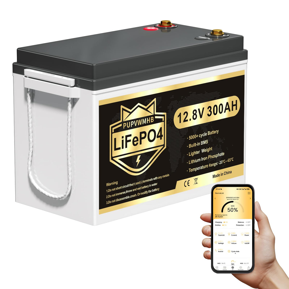12V 300Ah Lithium LiFePO4 Battery N454472