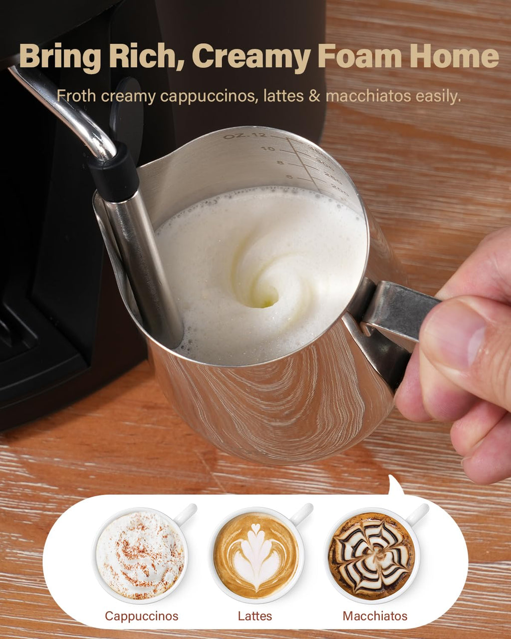 3.5 Bar Espresso Machine with Milk Frother Z273191
