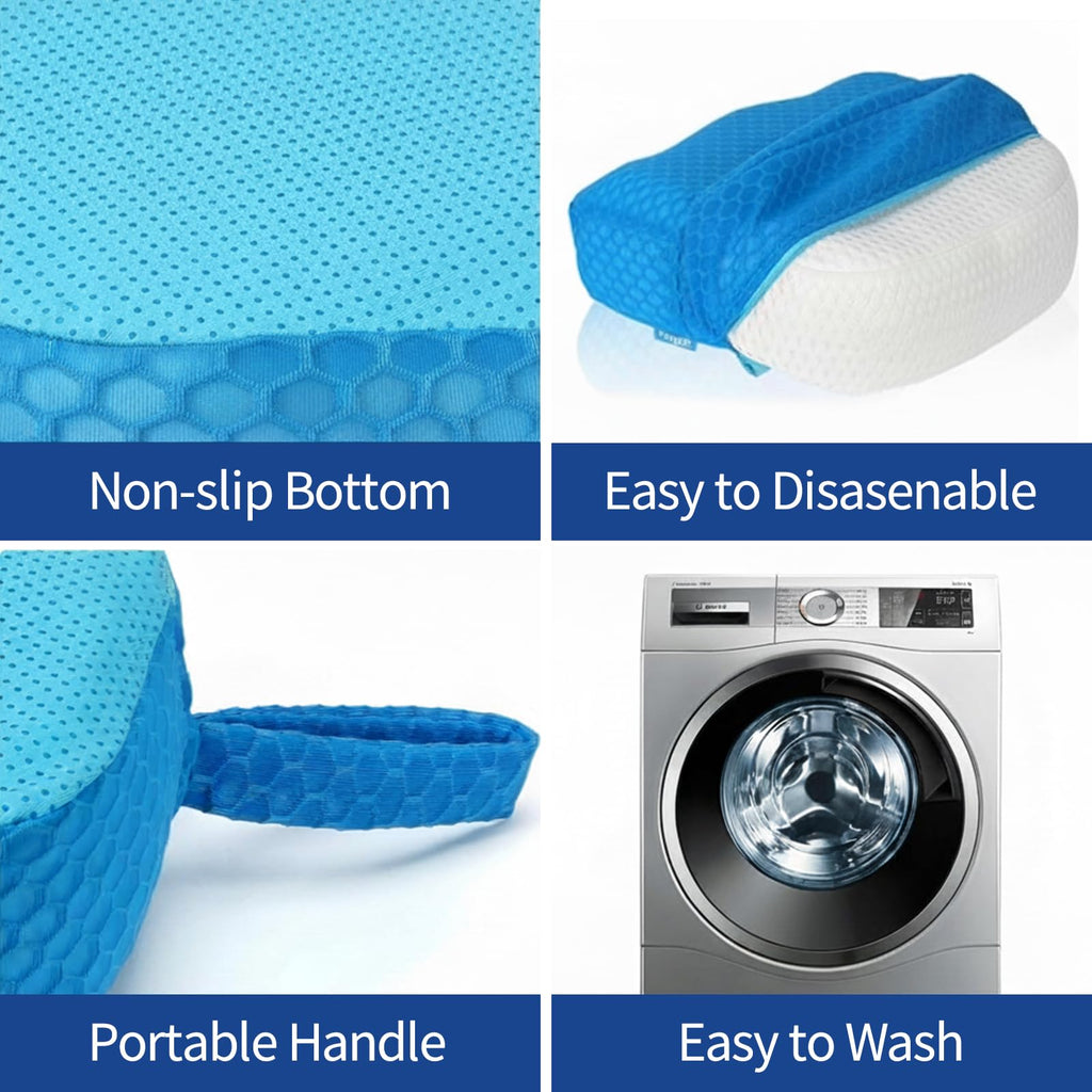 Weighted 3D Air Mesh Inflatable Hot Tub Booster Seat M743