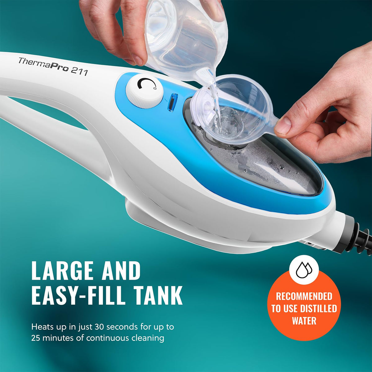 10-in-1 Steam Mop with Detachable Handheld Steam Cleaner S82953