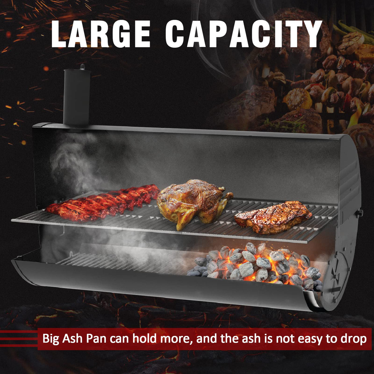 27 Inch Ash Pan with Fire Grate Q346