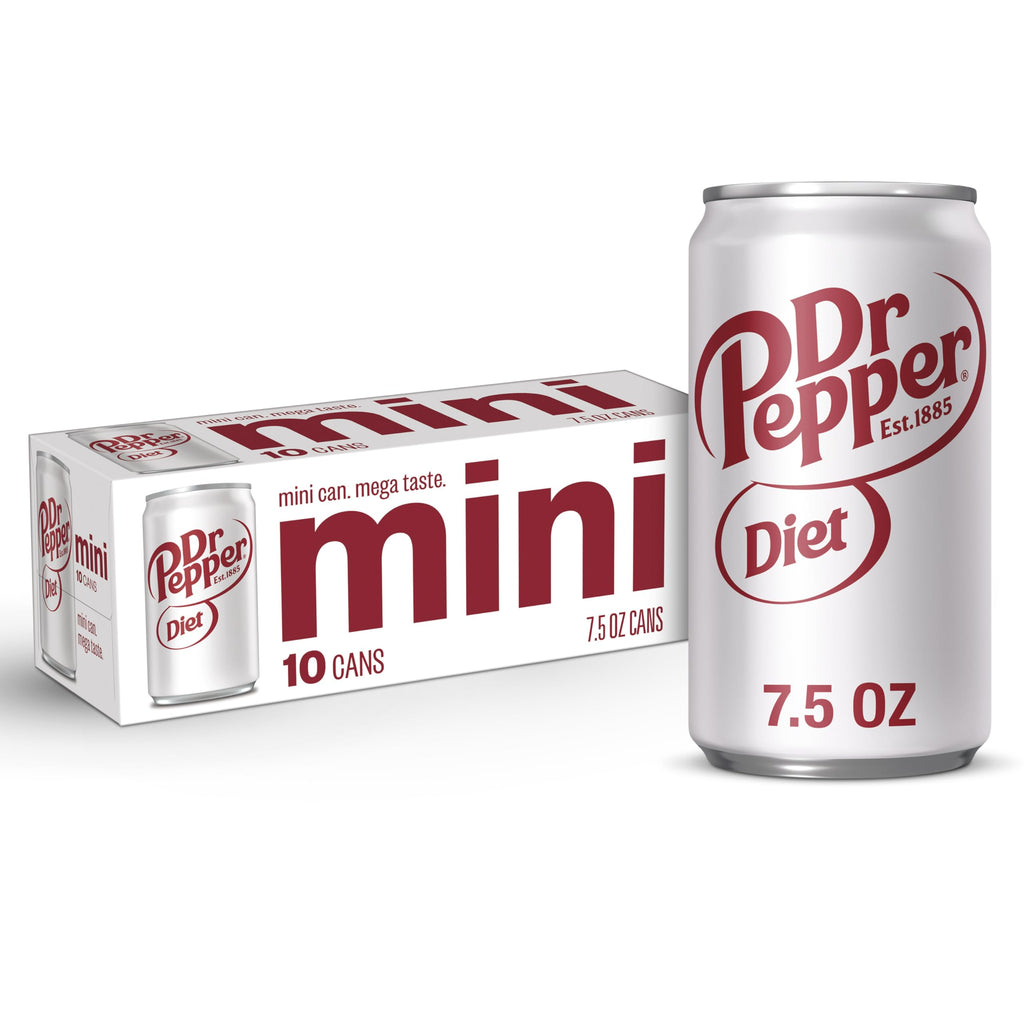 Diet Dr Pepper Soda 7.5 fl oz 10 pack F757