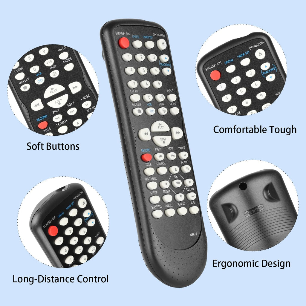 Remote Control Replacement with Batteries D706673