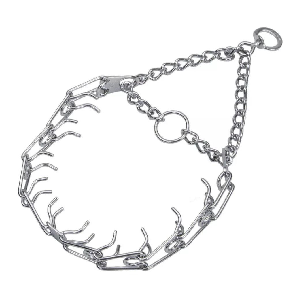 Steel Chrome Plated 3.0 mm Dog Prong Collar C824474