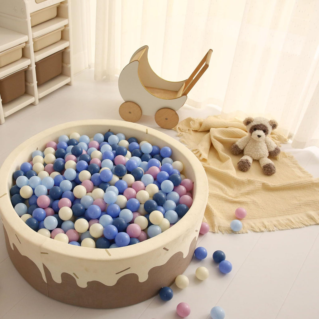 Cream Ball Pit Balls 100 Balls 2.2 Inch Y21395
